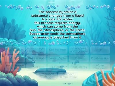 ESS Atmosphere Water Cycle