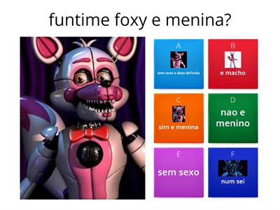 Fnaf Quiz - Recursos De Ensino