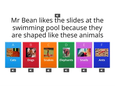 Mr Bean - Swimming - Quiz