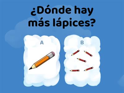 ¿Dónde hay más?¿Dónde hay menos?