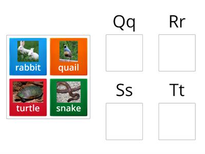 classify Q, R,S,T