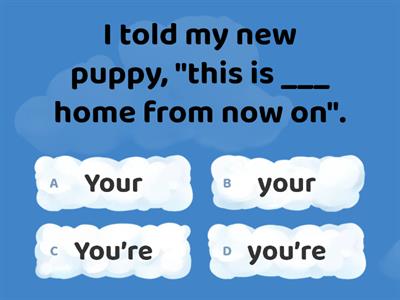 Homophones: You're / you're / Your / your