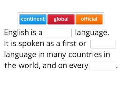 English a Global Language