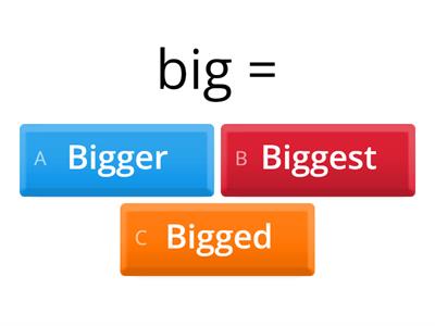 comparative adjectives