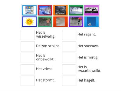 de sprong thema 3: wat voor weer is het?