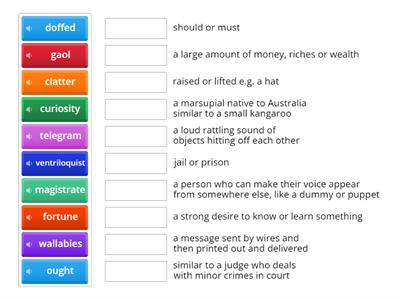 Literacy Vocabulary