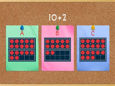 Teen #s Addition with 10 Frames