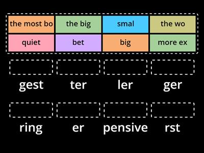 degrees of comparison