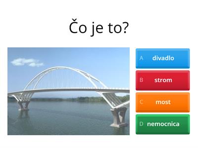 Čo je v meste: kvíz 