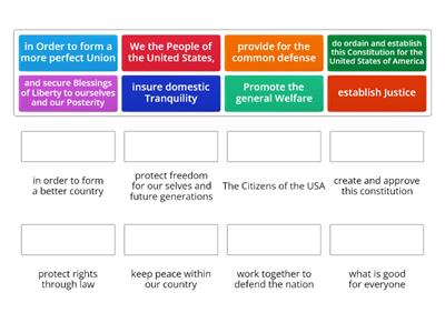 Preamble- U.S. Constitution