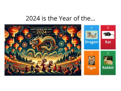 2024 Lunar/ Chinese New Year Quiz