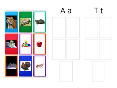 A and T Initial Sound Sort 