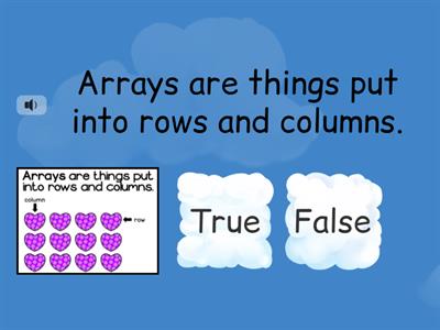 Arrays, Rows and Columns 