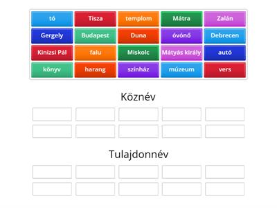 Köznév vagy tulajdonnév