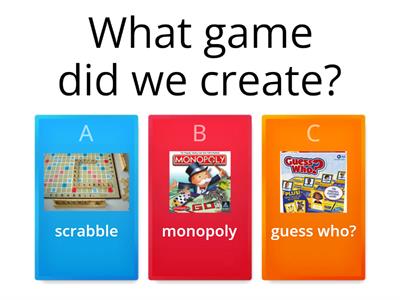 Monopoly Unit Quiz