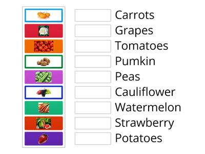 fruit and vegetables