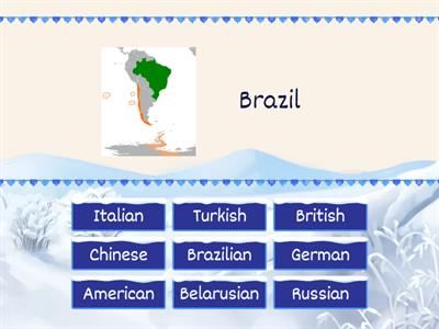 Starter SO 1.3 Countries & Nationalities