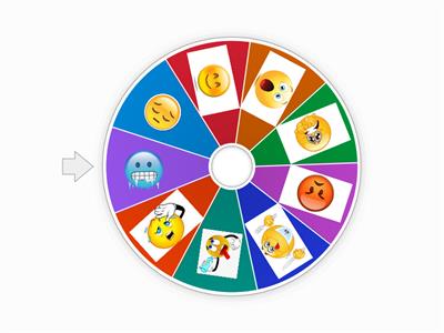 Ruleta emociones con emojis