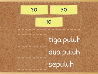 Mengenal nombor sepuluh-sepuluh