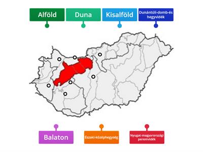 A Dunántúli-középhegység földrajzi helyzete