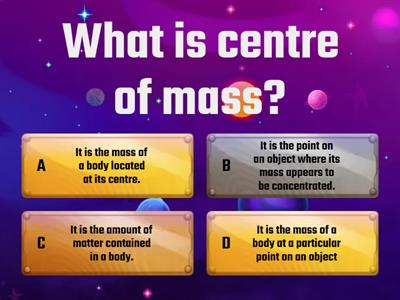 Mass and Weight - Demonstrate how to locate  the centre of mass of an  object