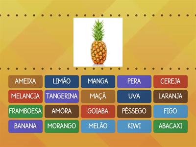 Frutas em Português