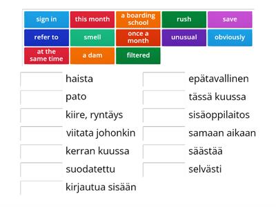 On the go 2 -UNIT 1:2--rush--once-a-month-alleviivatut