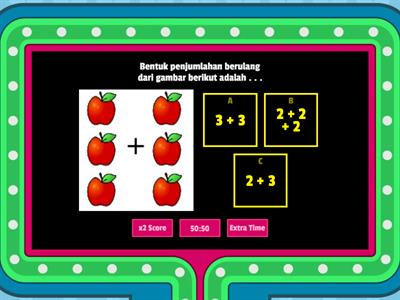  Membuktikan Perkalian sebagai Penjumlahan Berulang quiz (Nunung Nurhasanah)