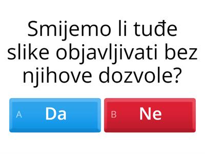 Štitim se na internetu, internetski bonton