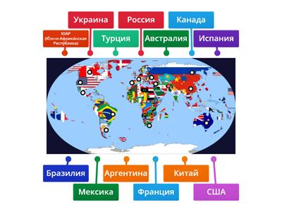 Страны (Политическая карта мира)