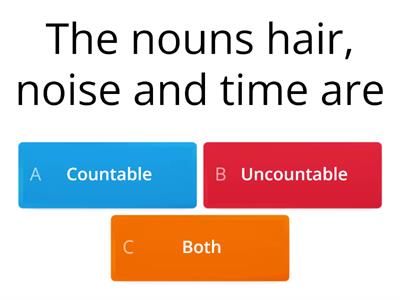 countable and uncountable nouns 