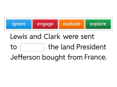 Lewis and Clark: Find the Missing Word