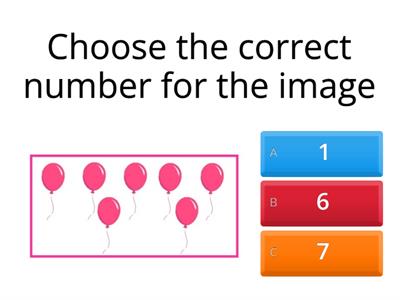 Choose the correct number for the image