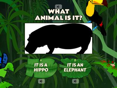 SAFARI ANIMALS - QUIZ - 2ND LEVEL - UNIT 5 - TRIP B