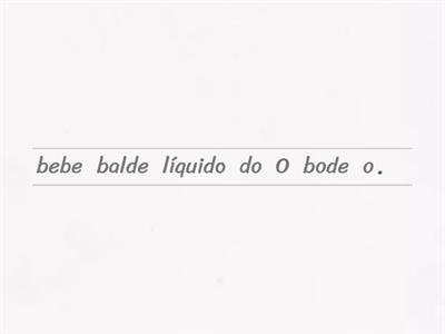 Ler frases (letra B)