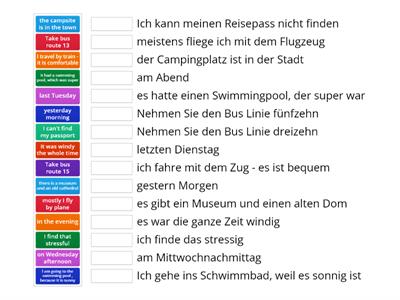 Urlaub R & L phrases 