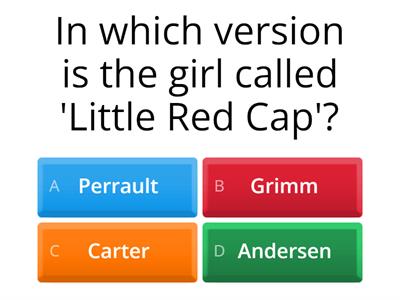 Which Little Red Riding Hood?