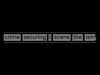 Present continuous (English for Law Enforcement) +,-,?