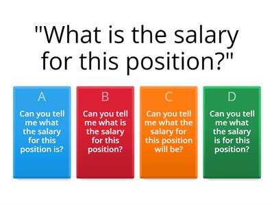 Indirect Questions- E6- FCE