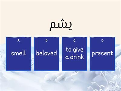 arabic vocab words 102-103