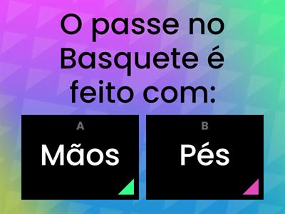 QUIZ BASQUETE E TÊNIS DE MESA