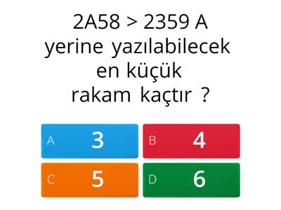 Matematik Oyunu 4.Sınıf ...BAŞARILAR kopyası.