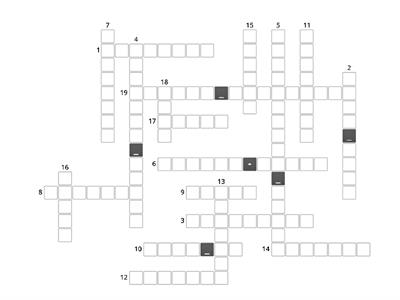 Unit 2.4 - Dogs and Cats (crossword)