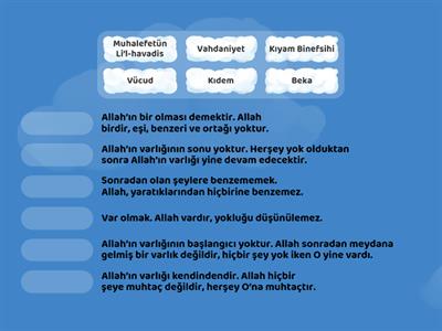 Allahın zati sıfatları 