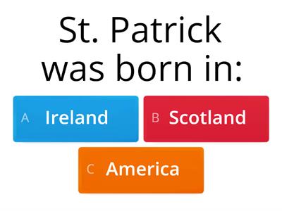 St. Patrick`s Day Quiz