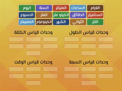 مراجعة وحدة القياس رياضيات