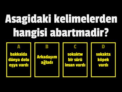 5sinif Türkçe test