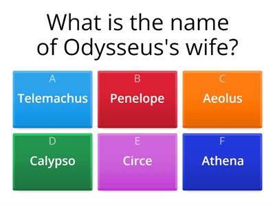  Homer's "The Odyssey"'/ Characters