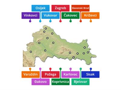 Naselja Nizinske Hrvatske