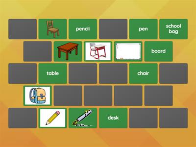 ingilizce classroom objects 2.4